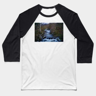 THE RIVER THAT POWERED THE OLD OGWEN CORNMILL Baseball T-Shirt